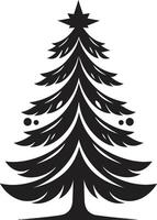 caprichoso invierno mundo maravilloso arboles s para juguetón decoración escarchado ramas deleite Navidad árbol conjunto para frío s vector