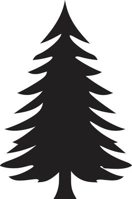 Candy Cane Lane Conifers Christmas Tree Illustrations Silver Bells Symphony s for Classic Christmas Trees