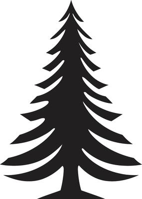 Holly Jolly Treetops Radiant Illustrations Whimsical Winter Wonderland Trees s for Playful Decor