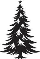 Snow Kissed Spruce Symphony s for Winter Decor Merry and Bright Baubles Christmas Tree Set vector