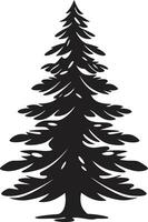 centelleo linterna iluminado pinos s para al aire libre árbol decoración caramelo caña carril coníferas Navidad árbol ilustraciones vector