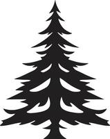 Nevado búhos y pino ramas Navidad árbol colección alumbrado por velas mundo maravilloso s para calentar Navidad árbol decoración vector