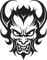 Devils Mark Black Devilhead Tattoo Stygian Signature Evil Devilhead vector