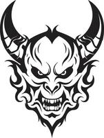 Diabolic Decree Devilhead Tattoo Stygian Symbol Evil Devilhead vector