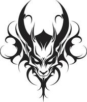 Demonic Dominion Evil Devilhead Shadowed Sovereignty Black Devilhead vector