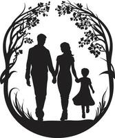 Eternal Sunshine for Happy Family Unified Joy Family Masterpiece Emblem vector