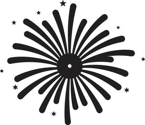 Pyrotechnic Pizzazz ic Emblem for Firework Sparkling Splendor of Firework Sparks