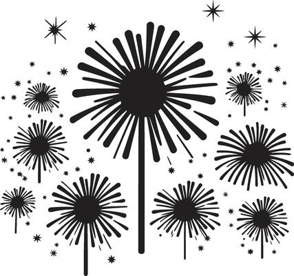 Glittering Galore Emblematic Element for Fireworks Vivid Vibrance of Firework Elements