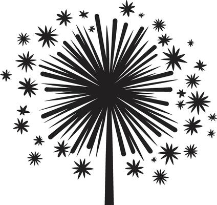 Radiant Revelry Masterpiece Galactic Glitter Emblematic Firework