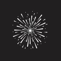 Radiant Revelry Masterpiece Galactic Glitter Emblematic Firework vector