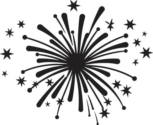 Galactic Glitter Emblem of Firework Starry Sparks Firework Element