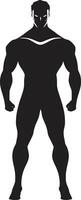 Noir Ninja Stealthy Guardian of the Night Eclipse Enforcer Bringer of Celestial Justice vector