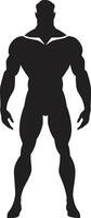 Onyx Avenger Hero of Darkness Obsidian Knight Champion of Shadows vector