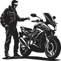 Iron Knight Crusader of the Asphalt Realm Shadow Rider Silhouette on the Horizon vector