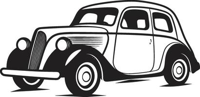 Hand Drawn Horsepower for Classic Car Doodle Gentlemans Journey Emblematic Element of Vintage Auto vector