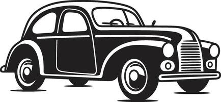 Retro Roadtrip Emblematic Element for Doodle Line Art Ink and Ignition Doodle Line Art vector