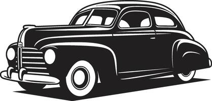 Ink and Ignition Emblematic Element for Vintage Car Doodle Rolling Reminiscence for Doodle Line Art vector