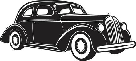 Rustic Rides Revival Doodle Line Art Emblematic Hand Drawn Heritage Emblematic for Vintage Car Doodle vector