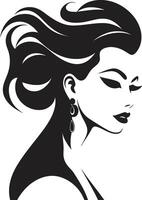 Glowing Glamour of Womans Face for Fashion and Beauty Sculpted Serenity Womans Face for Beauty vector