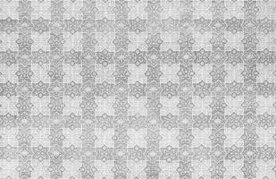 Geometric traditional Islamic ornament. Fragment of a pattern mosaic.Abstract background. photo