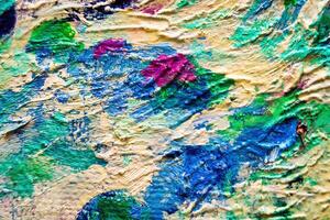 vistoso resumen petróleo pintura Arte antecedentes. textura de lona y aceite. foto