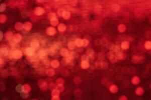 Abstract red blurred festive background. photo