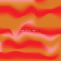 Metallic bronze and red textured background reflective flow vector