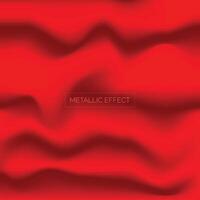 Metallic red textured background reflective flow vector