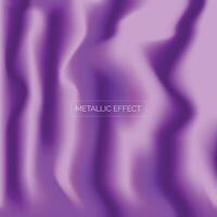 Metallic purple textured background reflective flowing shape. vector