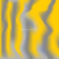 Metallic gold and grey textured background reflective flowing shape vector