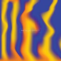 metálico azul y amarillo texturizado antecedentes reflexivo fluido forma vector
