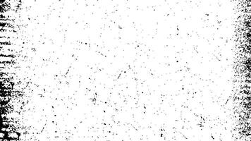 Black grunge texture over white. vector