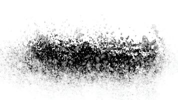Abstract mild textured effect. Illustration of Black isolated on white. vector