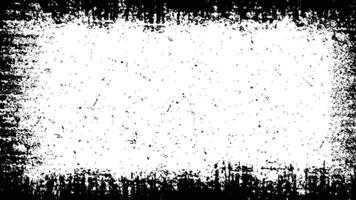 negro grunge textura terminado blanco. vector