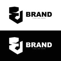mi letra logo en sencillo estilo lujo producto marca modelo ilustración vector