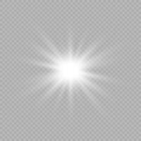 Light effect of lens flares vector