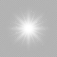 Light effect of lens flares vector