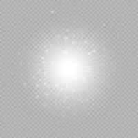 Light effect of lens flares vector