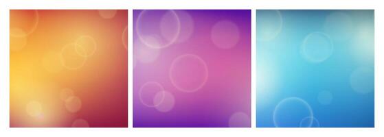 Abstract background with blur bokeh light effect vector