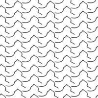 Seamless pattern with sketch squiggle vector