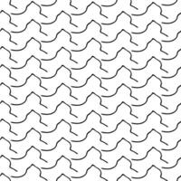 Seamless pattern with sketch squiggle vector