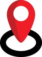 location pin icon,check-in loaction icon with a white background vector