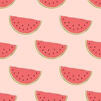 Watermelon seamless pattern. Summer background vector