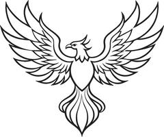 Eagle. illustration Isolated on white background. vector