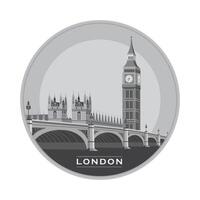 Big Ben London illustration, perfect for t shirt design vector