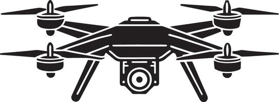 Drone icon. Simple illustration icon for web design isolated on white background vector