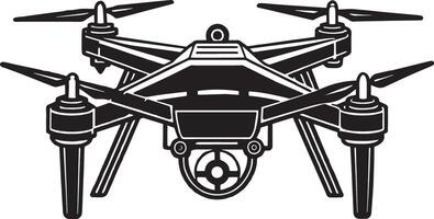 Drone icon. Simple illustration icon for web design isolated on white background vector