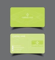 Elegant business card design vector