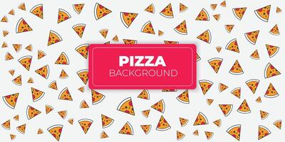 Seamless pattern with pizza. A seamless food texture colorful. vector