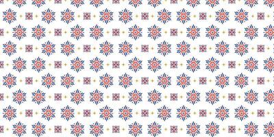 Seamless colorful pattern in ornamental style vector